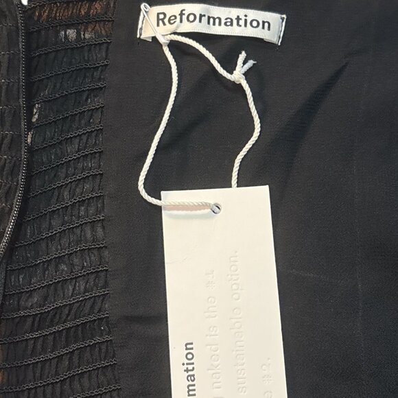 Reformation Black Midi Dress - Picture 15 of 16